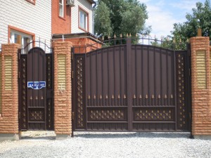 Кованые ворота 10     